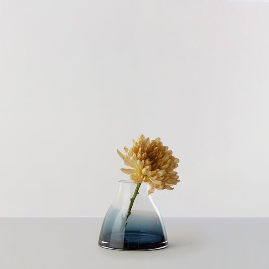 Flower Vase no. 1 - Indigo blue