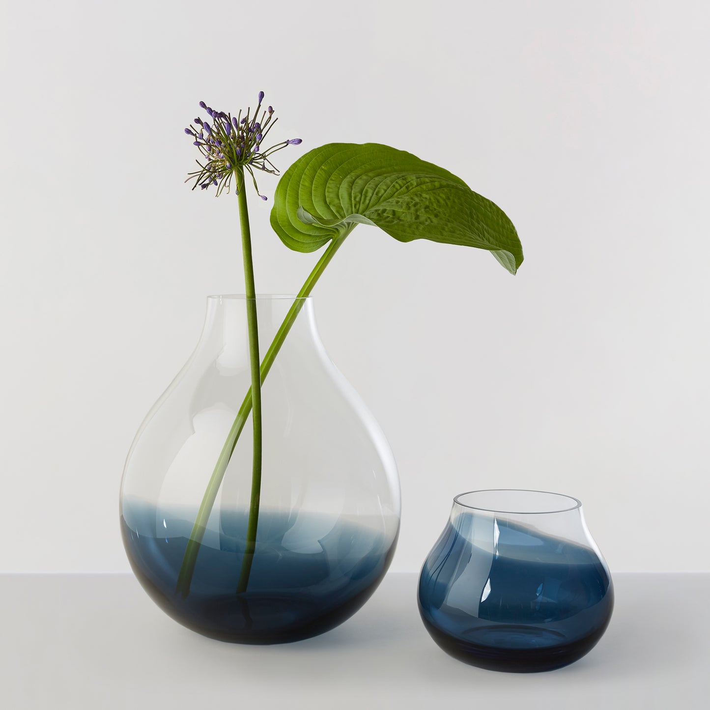 Flower Vase no. 24 - Indigo blue
