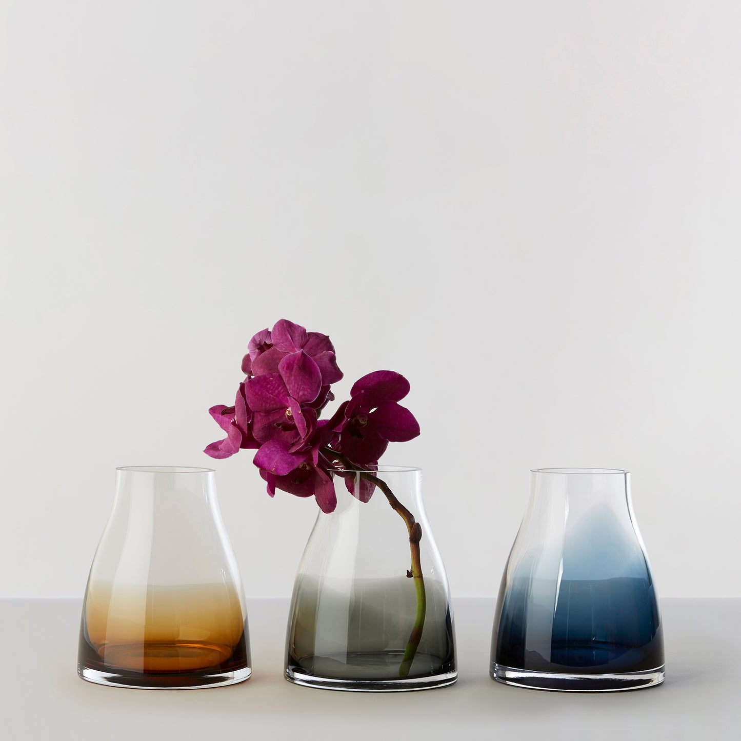 Flower Vase no. 2 - Indigo blue