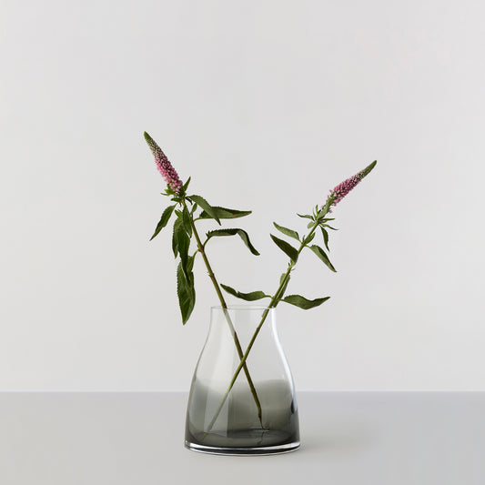 Flower Vase no. 2 - Smoked grey