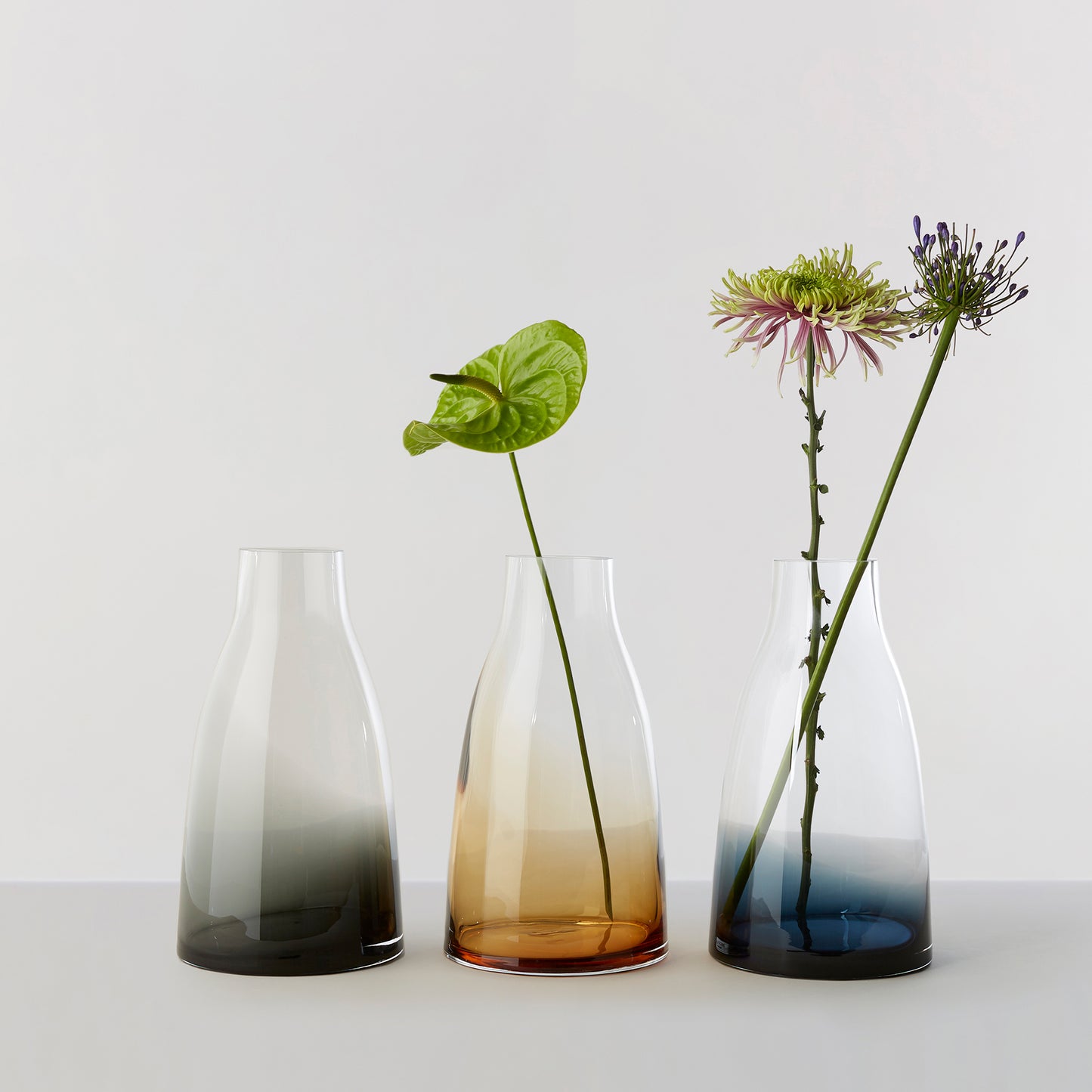 Flower Vase no. 3 - Indigo blue